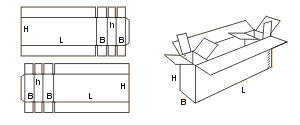 Hullámpack Fefco 621