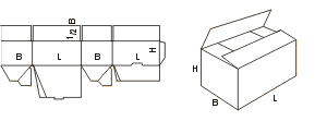 Hullámpack Fefco 701