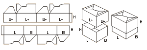 Hullámpack Fefco 714
